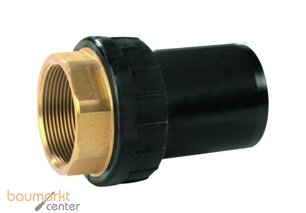 Aliaxis �berg.adapter PEHD/Messing IG UAM d 50 x R 1 1/2 FRIALEN